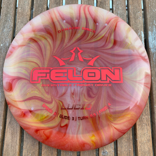 Dynamic Discs Lucid Felon 175g Custom Dyed Fairway Driver